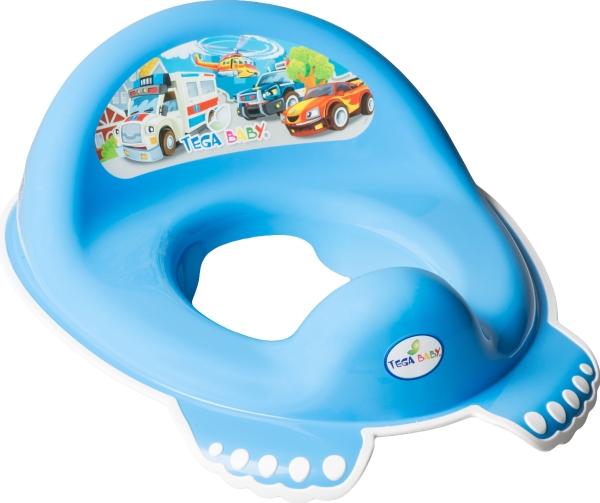 Tega Baby Anti-Rutsch-Toilettensitz für Babys Cars – blau (CS-002-120)