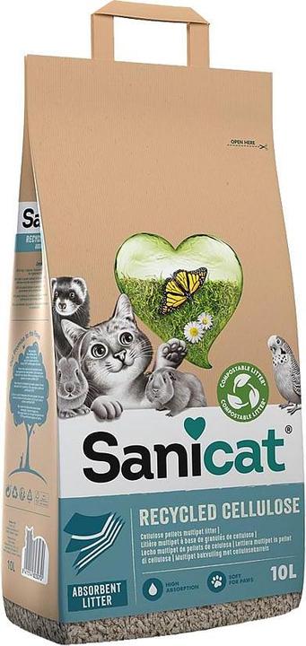 Produktbild Sanicat Katzenstreu Sani & Green Cellulose (Biologisch abbaubar, 3.20 kg)