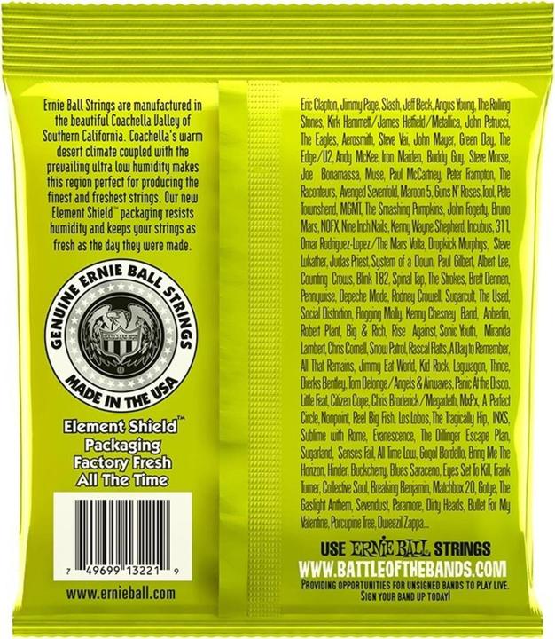 Immagine prodotto Ernie Ball Slinky Nickel 3 Regular (6 x, Chitarra elettrica, 0.05")
