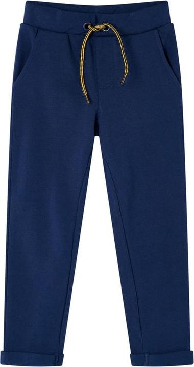 VidaXL Kinderhose mit Kordelzug Marineblau 128,Material: 95 (128)