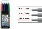 Actual product image Faber-Castell Overhead pen Multimark (Multicoloured, 0.40 mm, 4 x)