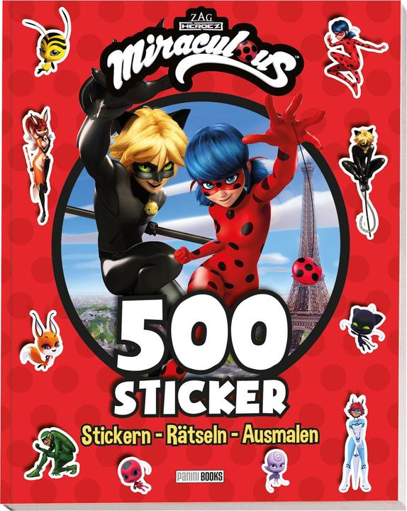 Produktbild Panini Miraculous 500 Sticker - Block mit 8 Stickerseiten (500 St