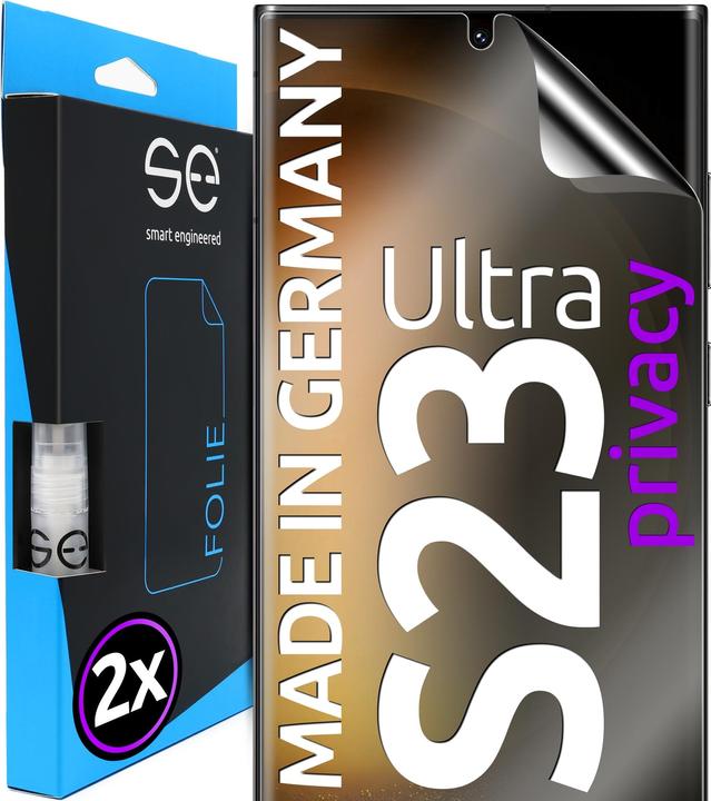 Immagine prodotto Smart Engineered se 3D pellicola protettiva Samsung Galaxy S23 Ultra Privacy (2 pezzi) (2 Pezzo/i, Samsung Galaxy S21)