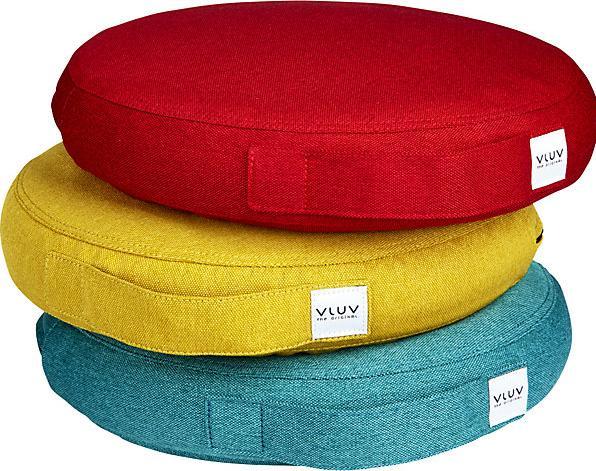 Image du produit HSM Coussin d'équilibre PIL&PED LEIV, avec habillage tissu, Ø 360 mm, rouge rubis. (36 x 36 x 6 cm)