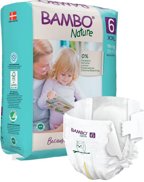 Immagine prodotto Bambo Pannolini bio (Dimensione 6, Pacco trasportabile, 20 Pezzo/i)