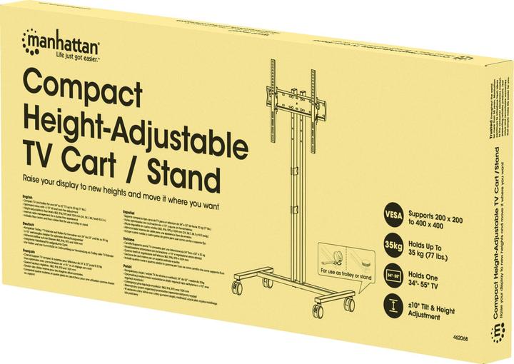 Image du produit Manhattan TV-Ständer auf Rollen (Universel, 55", 35 kg)