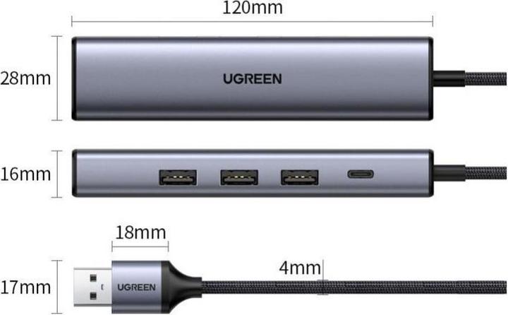 Immagine prodotto Ugreen 5in1 Adapter (USB-A, 5 Porti)