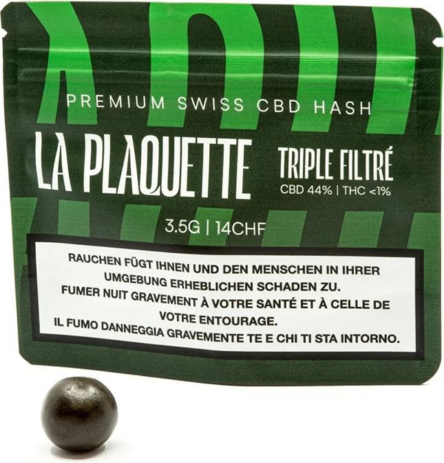 Produktbild La Plaquette CBD Hash - Triple Filtré (3.50 g)