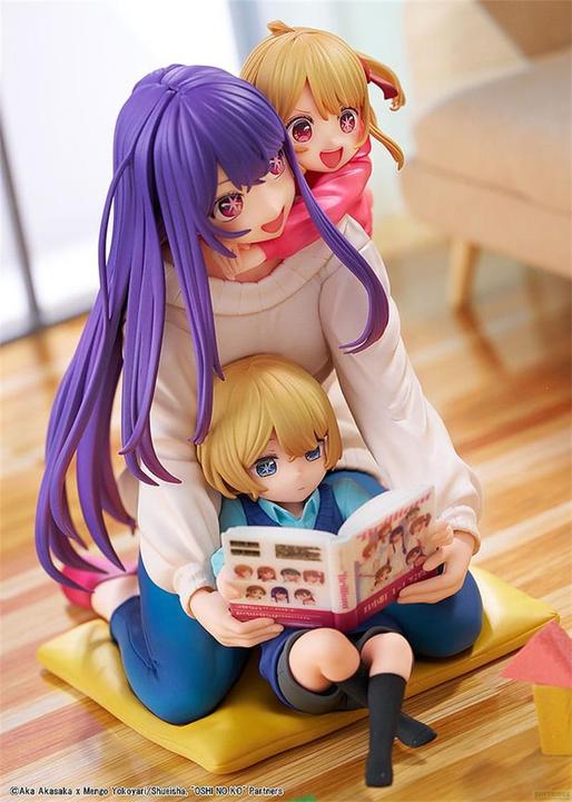 Actual product image Kadokawa Oshi no Ko PVC Statue 1/8 Ai, Aqua & Ruby Mother and Children 10 cm