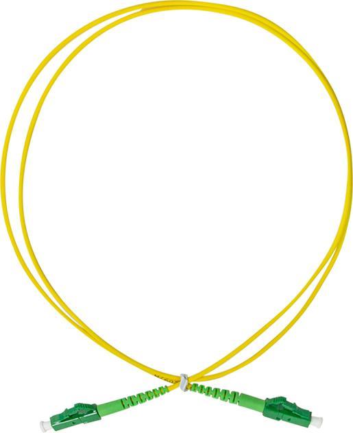 Actual product image LogiLink Fibre optic patch cable, 2x LC simplex, OS2, 1.0 m, yellow (1 m)