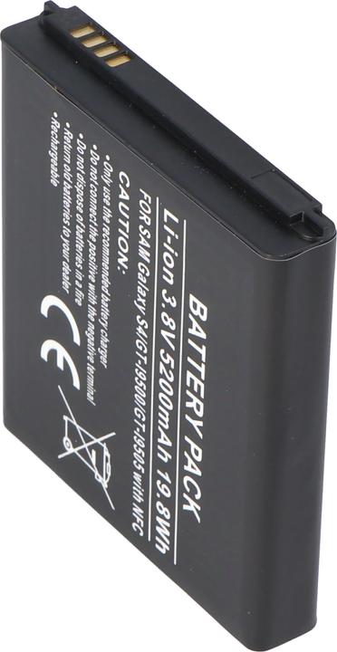 Actual product image Samsung Galaxy S4 high capacity battery with 5200mAh NFC and extra cover