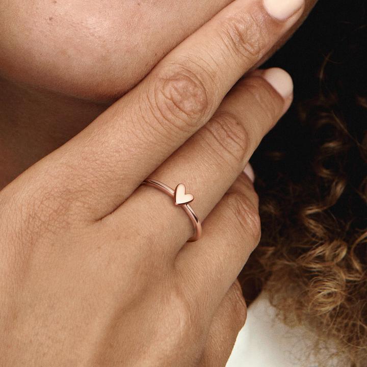Immagine prodotto Pandora Anello con cuore a mano libera in oro rosa 14k (56)
