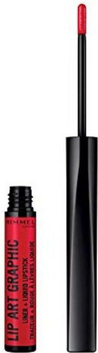 Produktbild Rimmel London Lip Art Graphic Liner&Liquid Lipstick #550-cuff me (550 Cuff Me)