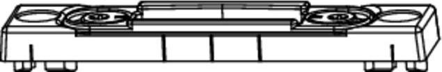 Actual product image Maco Latch strike B-TV faceplate gear, Euronut, timber/PVC, adjustable