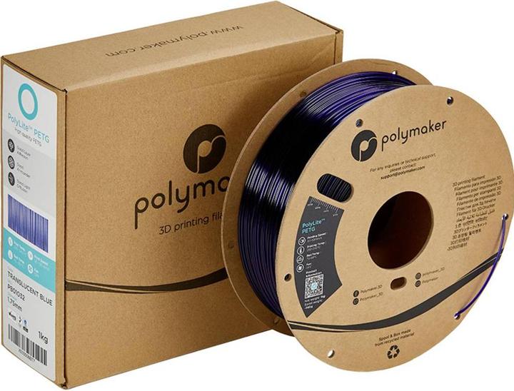 Actual product image Polymaker Filament (PETG, 1.75 mm, 1000 g, Blue)