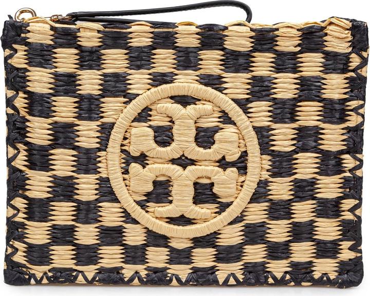 Produktbild Tory Burch pouch ella in raffia in raffia natural and black color