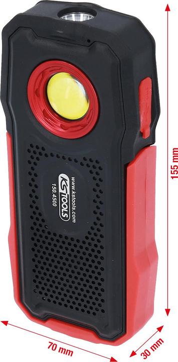 Image du produit KS Tools Lampe portative d'atelier mobile 500 lumens (500 lm)