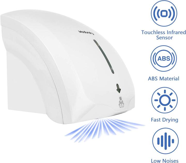 Actual product image Modundry Hand Dryer, White