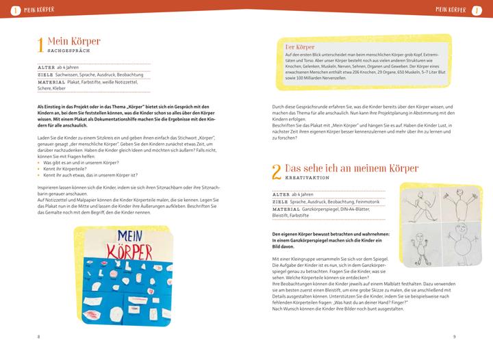 Energy Label Projektreihe Kindergarten - Mein Körper (German, Anya Moor, Rebecca Meyer, 2024)