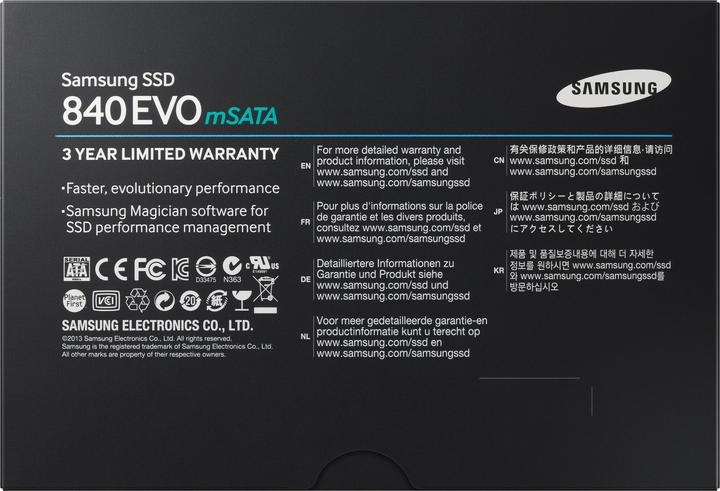 Produktbild Samsung 840 Evo (1000 GB, mSATA)