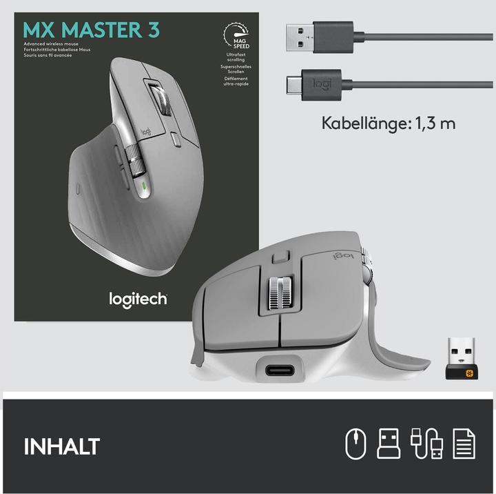 Produktbild Logitech MX Master 3 (Kabellos)