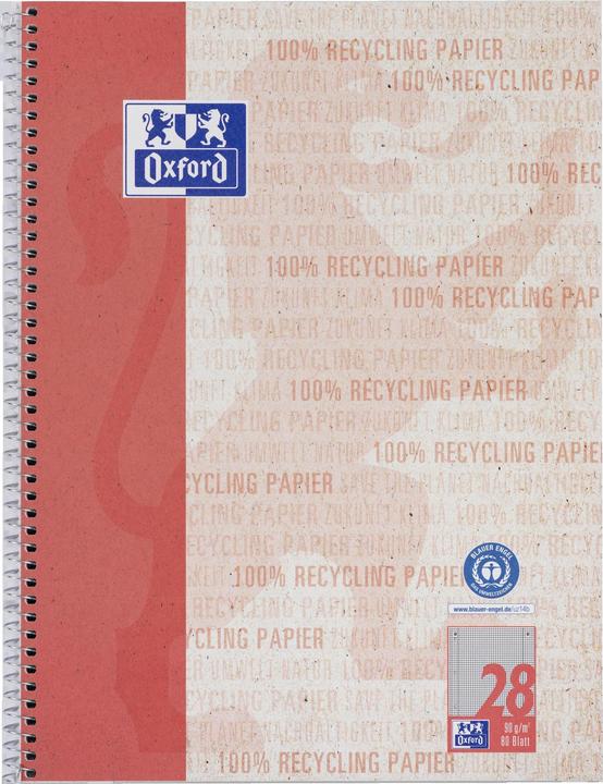 Actual product image Oxford College notebook (A4, Checked)