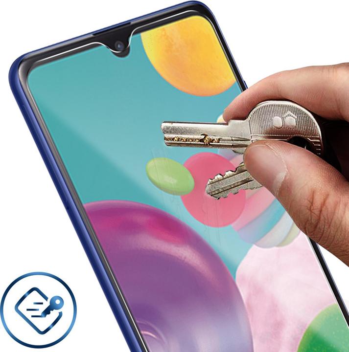 Actual product image Avizar Crystal clear film, glass screen protector (2 Piece, Samsung Galaxy A41)