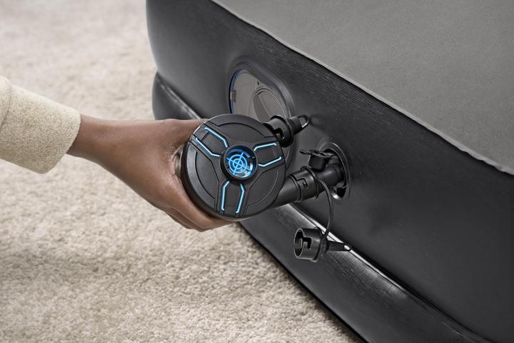Actual product image Bestway Tritech Queen Air Mattress with Built-in USB Pump 2.03 m x 1.52 m x 36 cm