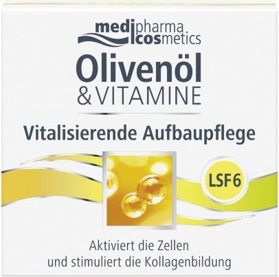 Produktbild Medipharma cosmetics Olivenöl & Vitamine Vitalisierende Aufbaupflege mit LSF, 50 ml Creme (50 ml)