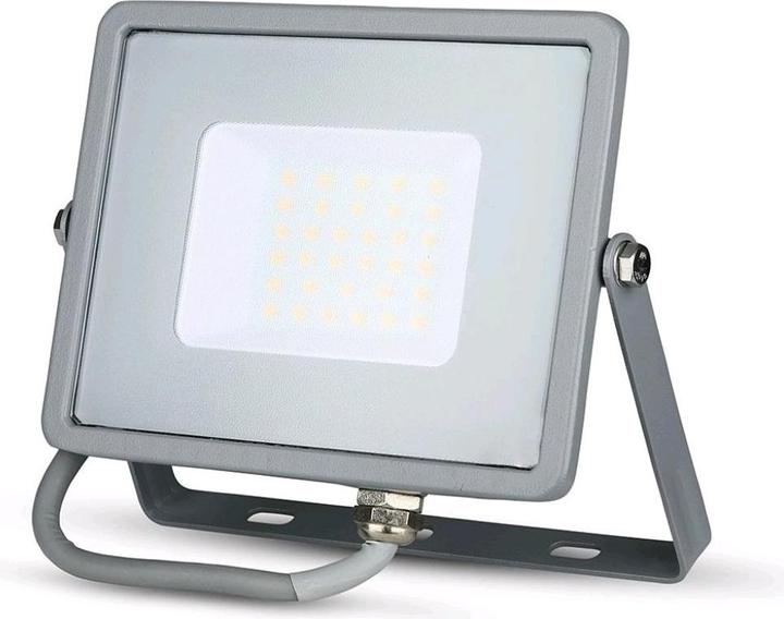 Produktbild V-TAC VT30G 30W LED FlutlichtScheinwerfer SMD SAMSUNG Chip Grau Gehäuse 3000K (2400 lm)