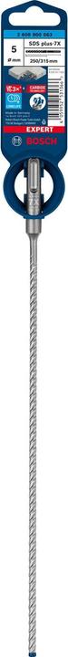 Actual product image Bosch Professional Zubehör Hammer drill EXPERT SDS plus 7X 1 piece 5.00 mm total length 315 Plus pcs. (5.0 mm)