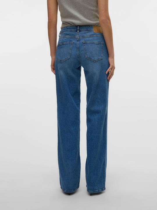 Produktbild Vero Moda VMVANESSA Niedrige Taille Weiter Beinschnitt Jeans Hose mit weitem Beinschnitt (25)