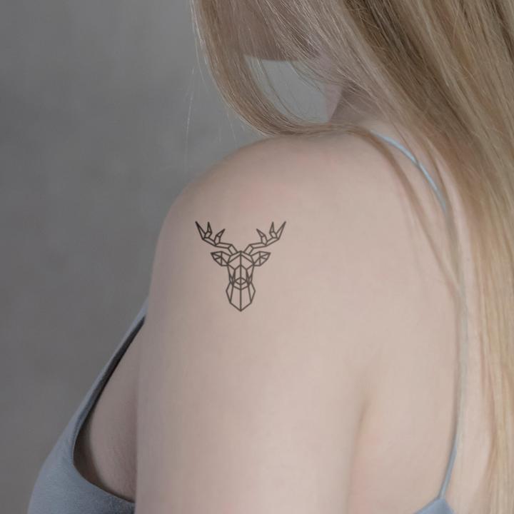 Immagine prodotto minink Tatuaggio temporaneo - Cervo geometrico