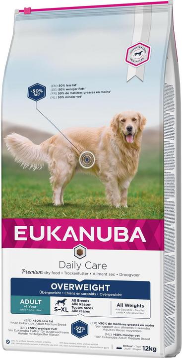 Actual product image Eukanuba Overweight Sterilized 12kg (Adult, 1 pcs., 12000 g)