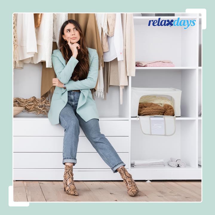 Image du produit Relaxdays 2x sac de rangement (40 x 30 x 20 cm, 24 l)