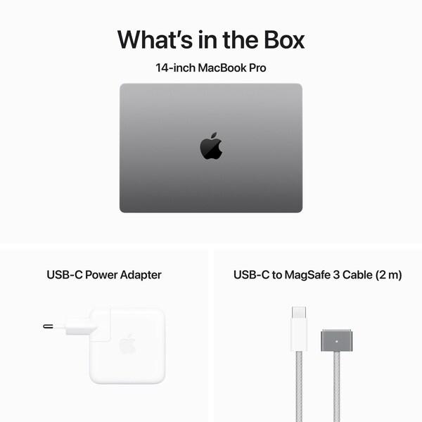 Produktbild Apple MacBook Pro - Late 2023 (14", M3, 24 GB, 512 GB, DE)
