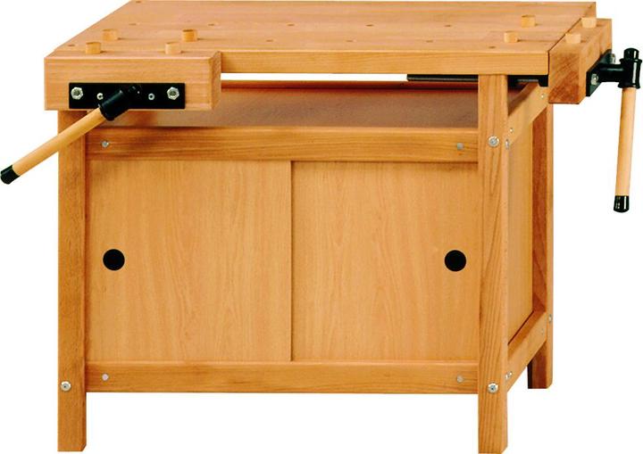 Actual product image Ulmia ANKE planing bench / children's planing bench model 40 surface workbench top waxed (92 cm, 54 cm)