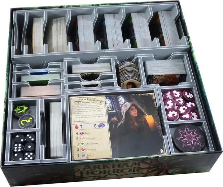 Actual product image Folded Space FS-AH3 - Insert: Arkham Horror 3.Edition + Dead of Night Expansion