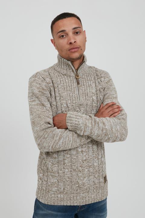 Immagine prodotto Solid Pankraz Maglione In Maglia Grossa Pullover Maglieria Da Donna Con Colletto Troyer In Cotone 10 (XXL)