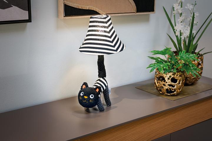 Image du produit Happy Lamps Baby Luna le bébé chat, lampe de table LED, fait main (450 lm)