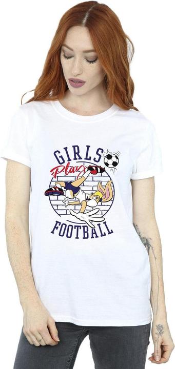 Immagine prodotto Looney Tunes Lola Bunny Girls Play Football Maglietta Ampia Donna (3XL)
