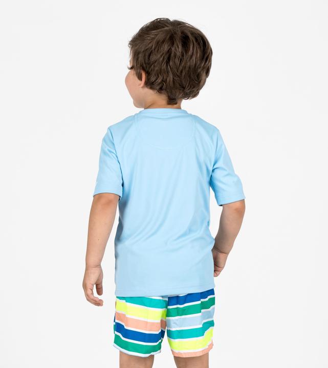 Produktbild Olaian Boardshorts Jungen 100 Stripy mehrfarbig gestreift (6, 7, 8)