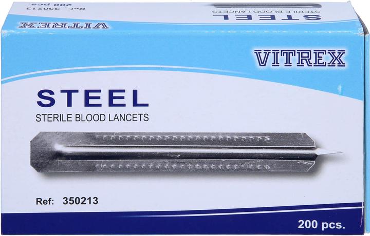 Produktbild Vivomed Blutlanzetten Metall einfach, 200 St LAN (Lanzette)