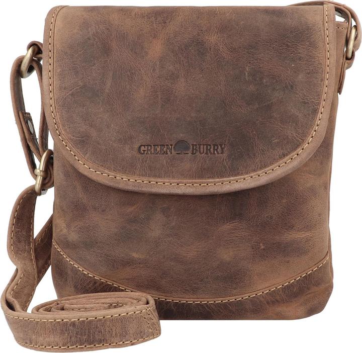 Greenburry Vintage Umhängetasche II Leder 17 cm