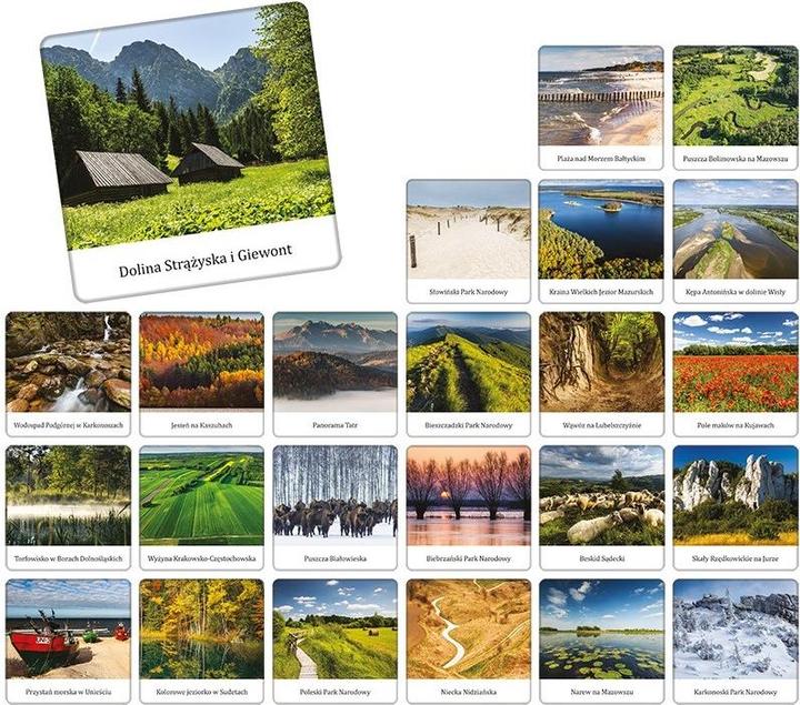 Actual product image Adamigo Memory game - Poland landscapes