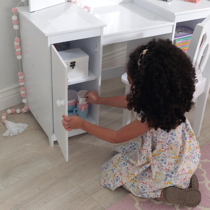 Produktbild KidKraft Frisiertisch und Stuhl Deluxe (Kindersitzgruppe)