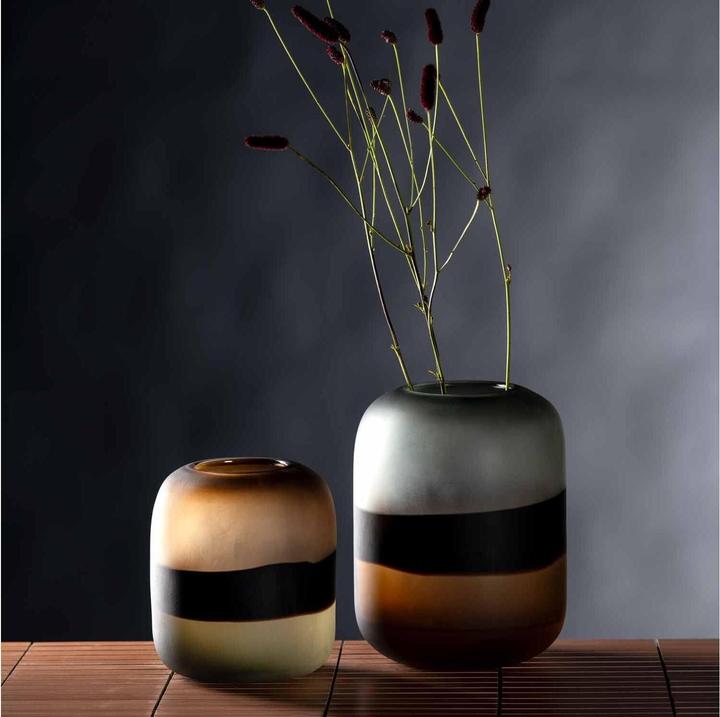 Produktbild Leonardo Vase Sabbia 26 cm, Braun/Transparent (1 x)