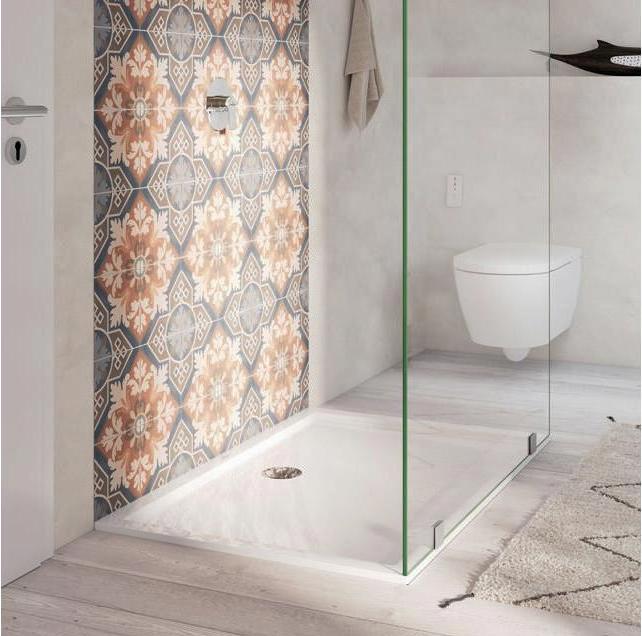 Actual product image Villeroy & Boch V&B Shower tray FLAT FUTURION R-corner1200x900x25mm white