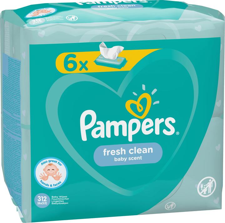 Produktbild Pampers Fresh Clean (312 Stück)