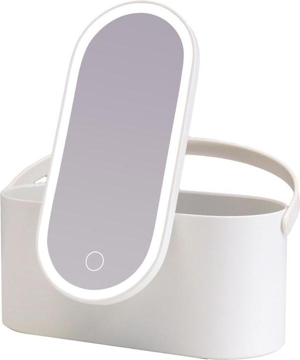 Produktbild Ailoria Kosmetikspiegel Magnifique mit Beautycase, Weiss (16 x 14 x 25 cm)